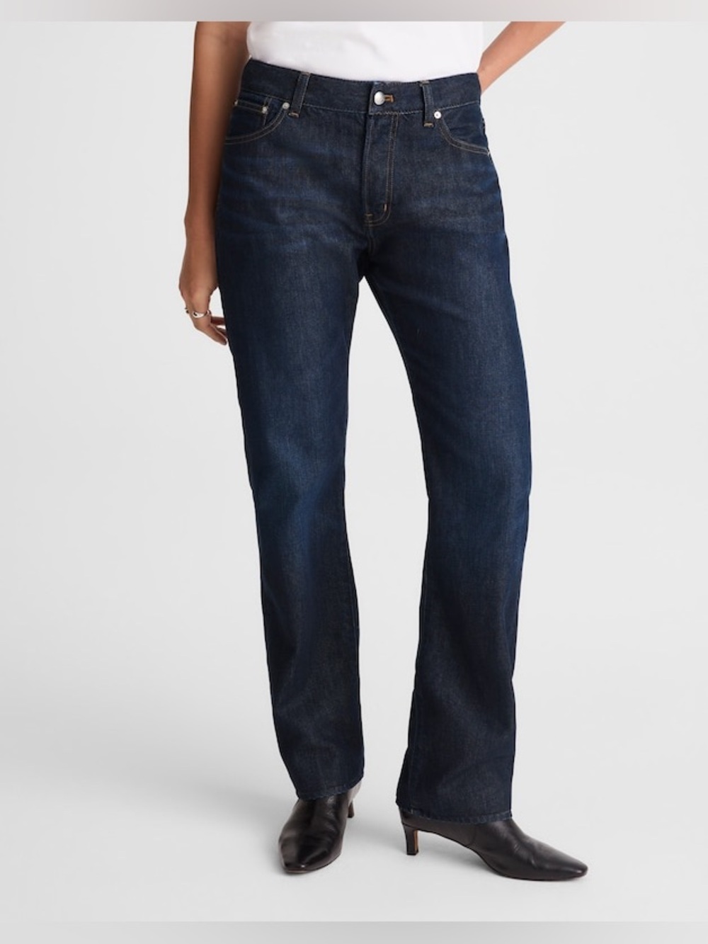 Madewell Dean Easy Straight Jean in SoftDrape 30 Petite